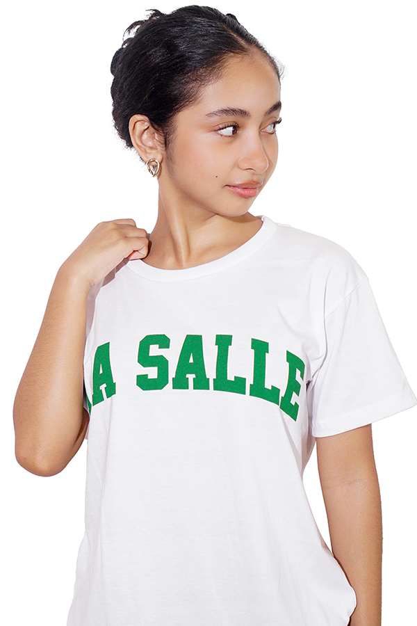 lasalle-university-bookstore-la salle-dlsu-gear-clothing-de la salle-greenarcher-archers-animo-animolasalle-ls--lsgh-green archer-store-delasalle-taft-2401-uaap-philippines-ph-shirt-white