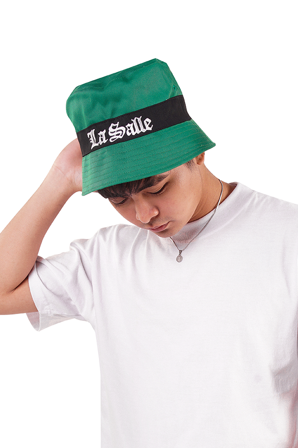 lasalle-university-bookstore-la salle-dlsu-gear-clothing-de la salle-greenarcher-archers-animo-animolasalle-ls--lsgh-green archer-store-delasalle-taft-2401-uaap-philippines-ph-hat-head-cap-head gear-green-black-bucket hat-hat-cap