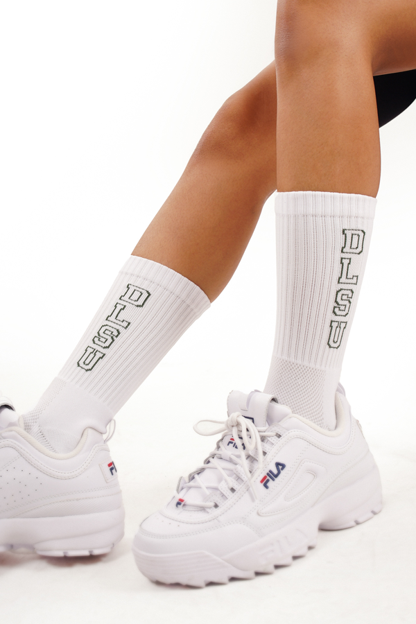 lasalle-university-bookstore-la salle-dlsu-gear-clothing-de la salle-greenarcher-archers-animo-animolasalle-ls--lsgh-green archer-store-delasalle-taft-2401-uaap-philippines-ph-socks-white-foot-foot wear